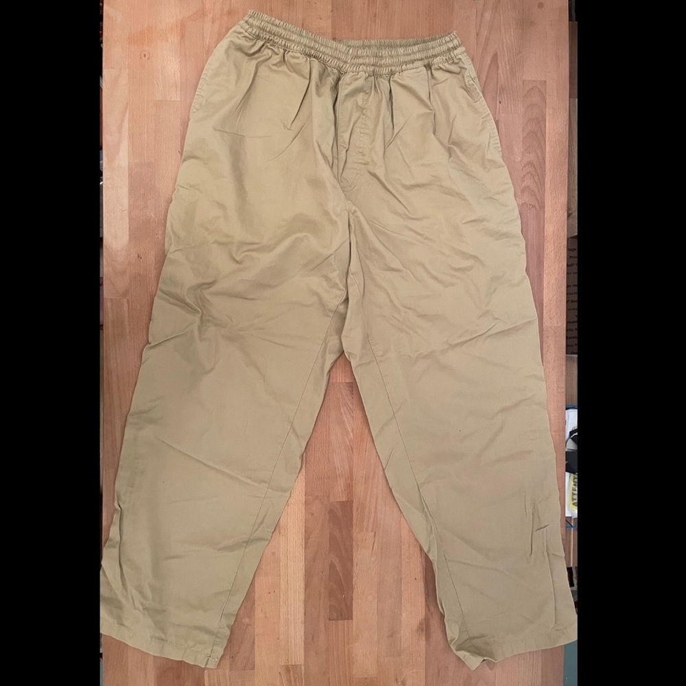 Polar Skate Khaki Drawstring Pants Large